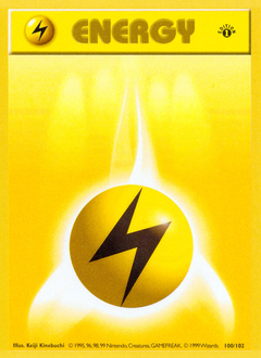 Lightning Energy z edície Base, karta č.100