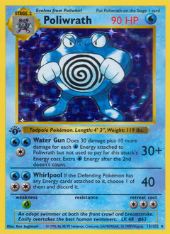 Poliwrath z edície Base, karta č.13