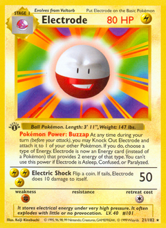 Electrode z edície Base, karta č.21