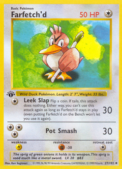 Farfetch'd z edície Base, karta č.27