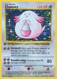 Chansey, ukážková karta