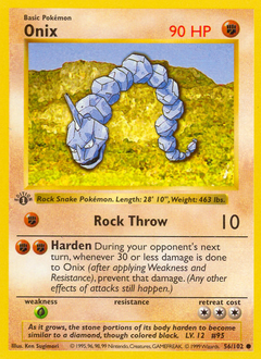 Onix z edície Base, karta č.56