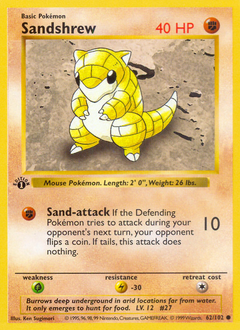 Sandshrew, ukážková karta