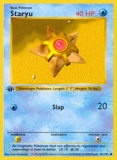 Staryu z edície Base, karta č.65