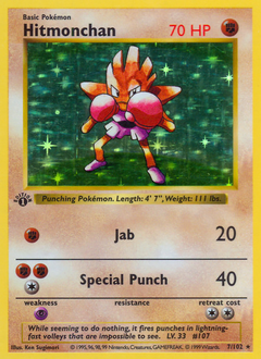 Hitmonchan z edície Base, karta č.7