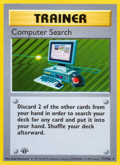 Computer Search z edície Base, karta č.71