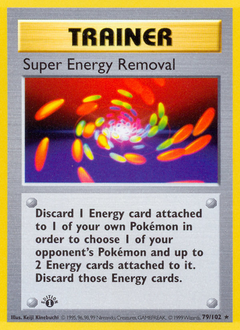 Super Energy Removal z edície Base, karta č.79