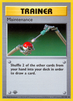 Maintenance z edície Base, karta č.83