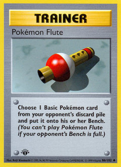 Pokémon Flute z edície Base, karta č.86
