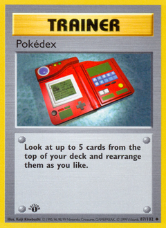 Pokédex z edície Base, karta č.87