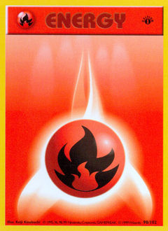 Fire Energy z edície Base, karta č.98