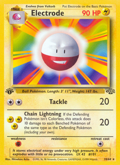 Electrode z edície Jungle, karta č.18
