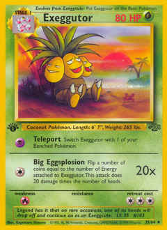 Exeggutor z edície Jungle, karta č.35
