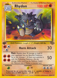 Rhydon z edície Jungle, karta č.45