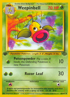 Weepinbell z edície Jungle, karta č.48