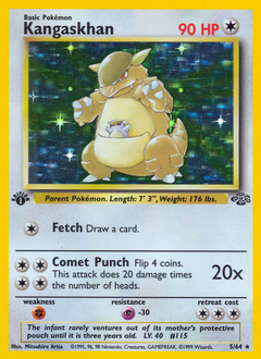 Kangaskhan z edície Jungle, karta č.5