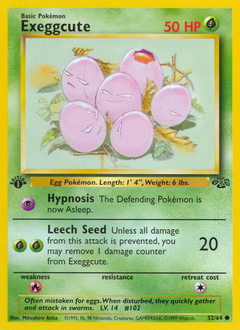 Exeggcute z edície Jungle, karta č.52