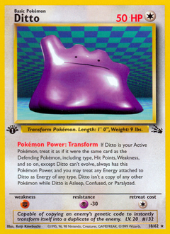 Ditto z edície Fossil, karta č.18