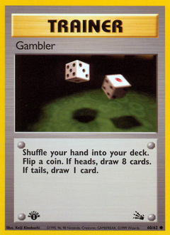 Gambler z edície Fossil, karta č.60