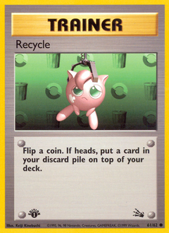 Recycle z edície Fossil, karta č.61