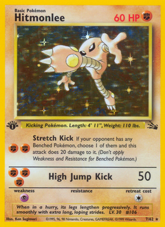 Hitmonlee, ukážková karta