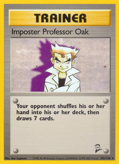 Imposter Professor Oak z edície Base Set 2, karta č.102
