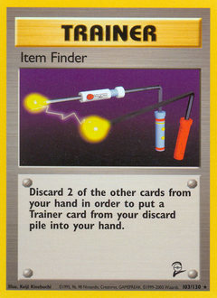 Item Finder z edície Base Set 2, karta č.103