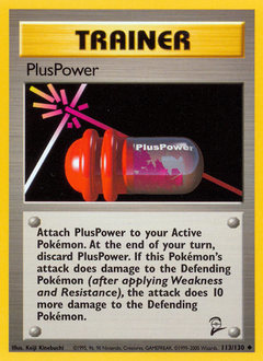 PlusPower z edície Base Set 2, karta č.113