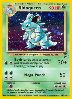 Nidoqueen z edície Base Set 2, karta č.12