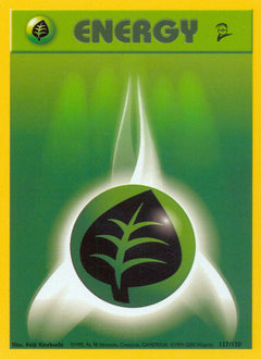 Grass Energy z edície Base Set 2, karta č.127