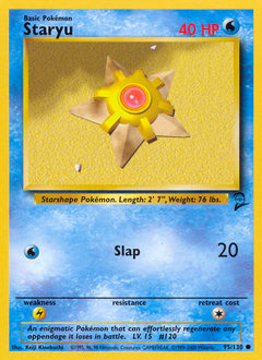 Staryu z edície Base Set 2, karta č.95