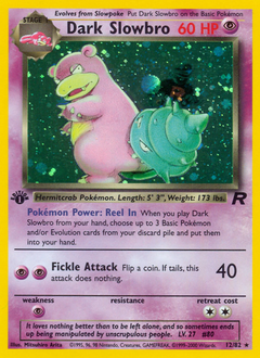 Dark Slowbro z edície Team Rocket, karta č.12