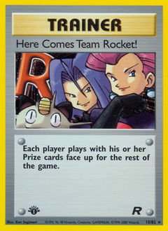 Here Comes Team Rocket! z edície Team Rocket, karta č.15