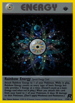 Rainbow Energy z edície Team Rocket, karta č.17