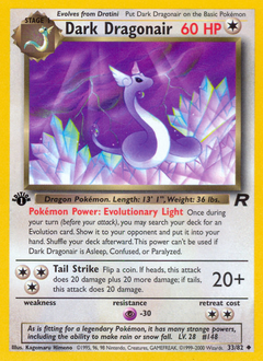 Dark Dragonair z edície Team Rocket, karta č.33