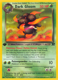 Dark Gloom z edície Team Rocket, karta č.36