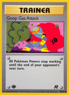 Goop Gas Attack z edície Team Rocket, karta č.78