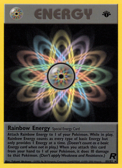 Rainbow Energy z edície Team Rocket, karta č.80