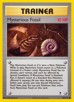 Mysterious Fossil z edície Legendary Collection, karta č.109