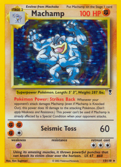 Machamp z edície Legendary Collection, karta č.15