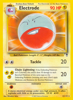 Electrode z edície Legendary Collection, karta č.22