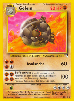 Golem z edície Legendary Collection, karta č.24