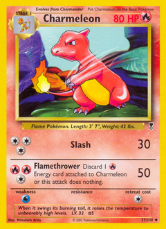 Charmeleon z edície Legendary Collection, karta č.37