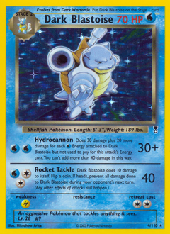 Dark Blastoise z edície Legendary Collection, karta č.4