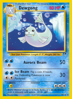 Dewgong z edície Legendary Collection, karta č.40