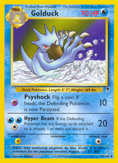 Golduck z edície Legendary Collection, karta č.43