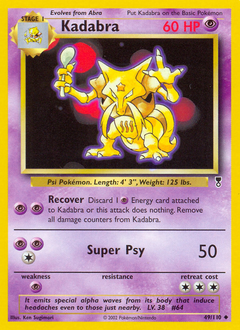 Kadabra z edície Legendary Collection, karta č.49