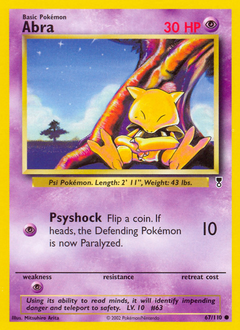 Abra z edície Legendary Collection, karta č.67