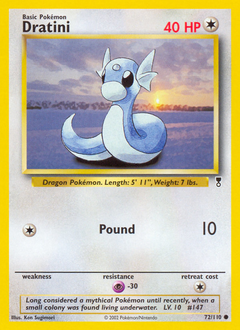 Dratini z edície Legendary Collection, karta č.72