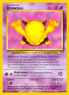 Drowzee z edície Legendary Collection, karta č.73